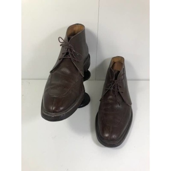 Cheaney Leather Moc Toe Lace-Up Gainborough Chukka Boot Dark Brown Mens US 10 main image 6
